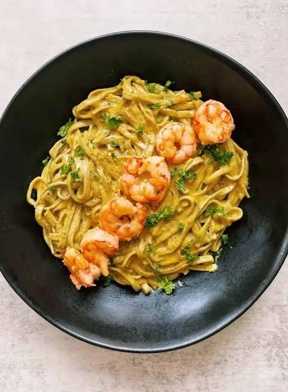Curry Shrimp Pasta