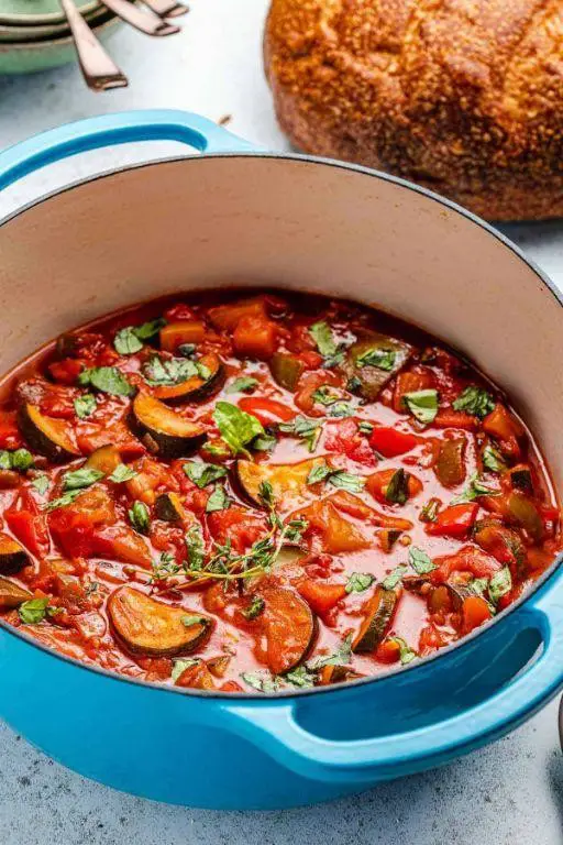 Easy Crock Pot Mediterranean Ratatouille