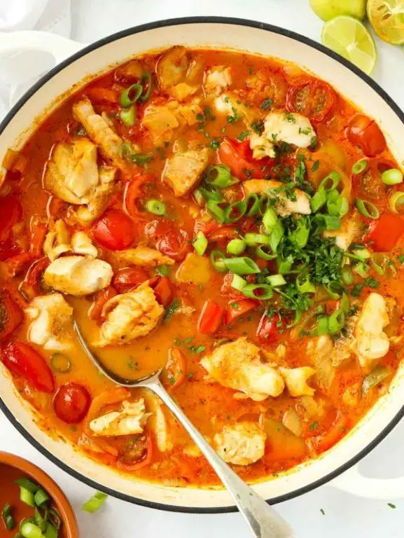 Easy Crockpot Fish Stew