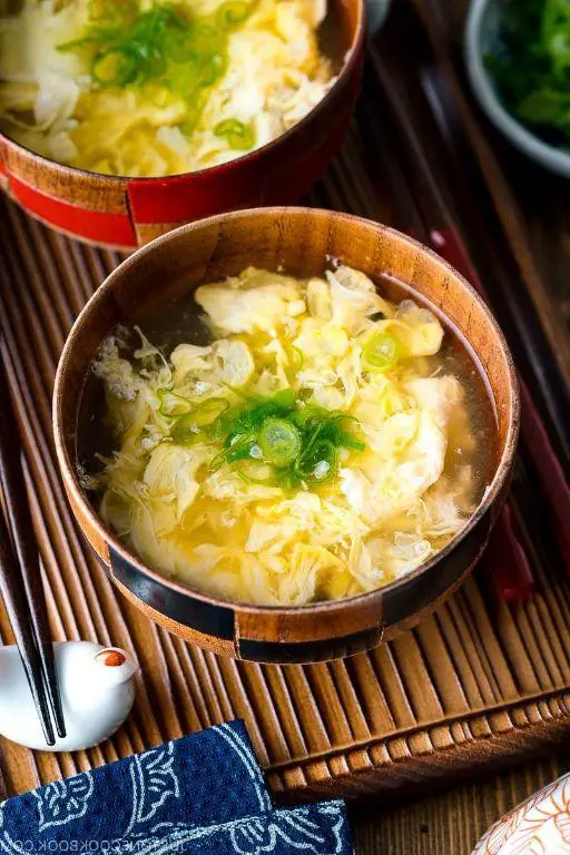 Egg Drop Soup with Dashi
