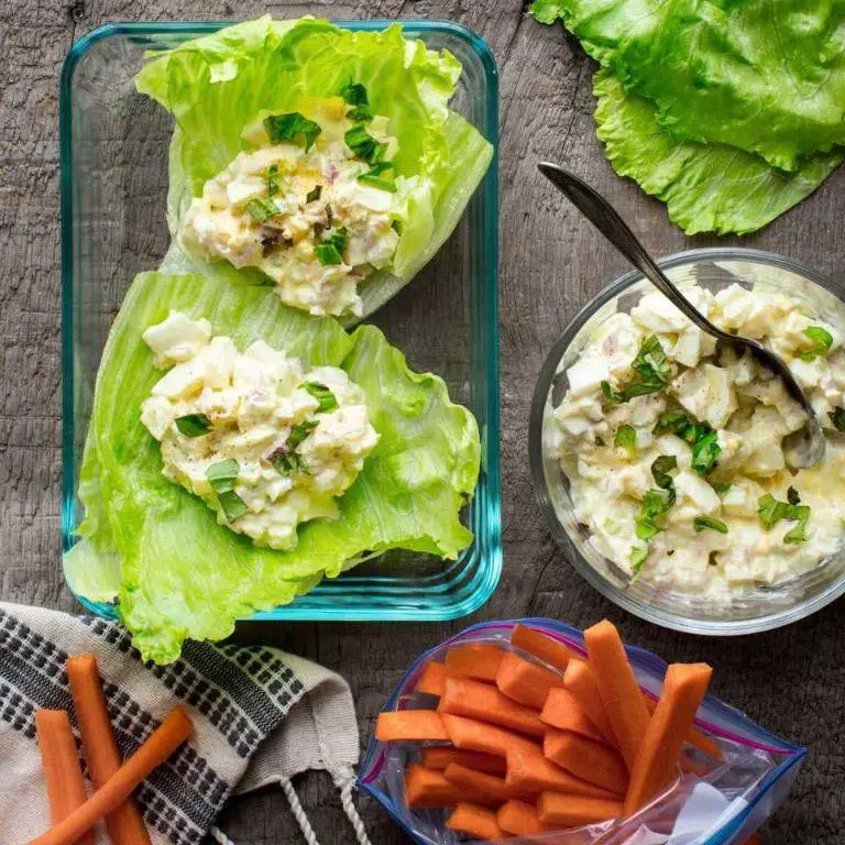 Egg Salad Lettuce Wraps