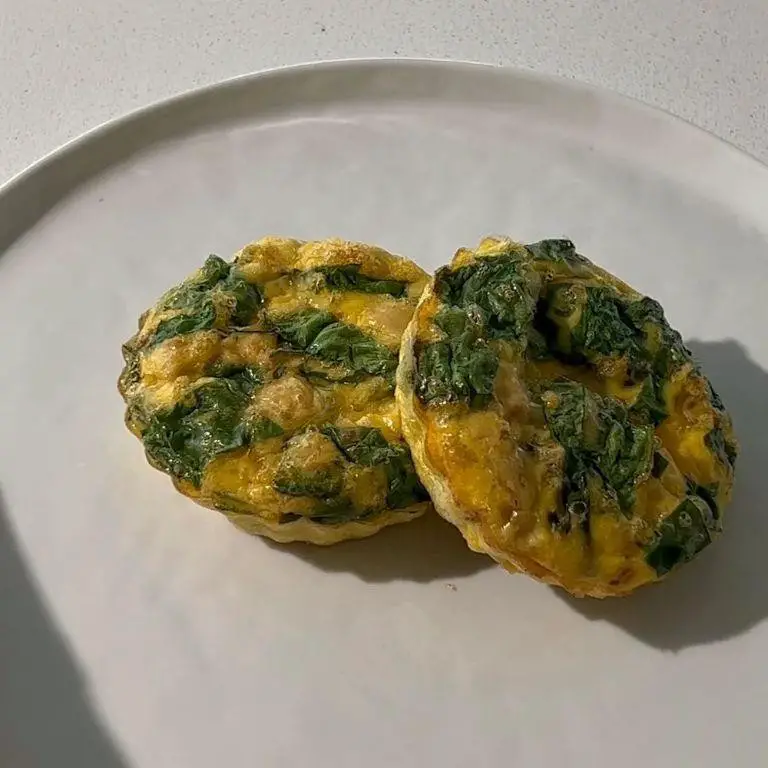 Egg and Spinach Pupsicles