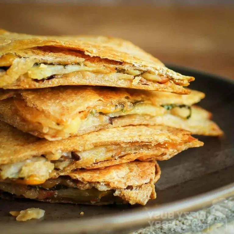 Eggplant Breakfast Quesadilla