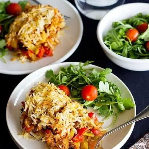 Eggplant Hash Browns
