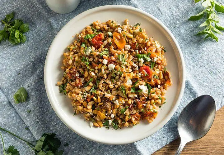 Farro and Roasted Vegetable Salad