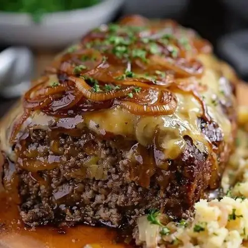 French Onion Meatloaf
