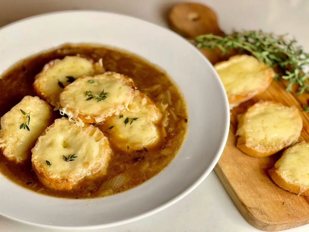French Onion Soup with Gruyere Cheese