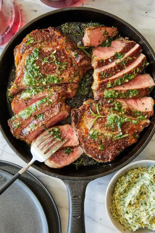 Garlic Butter Herb Grilled Steak
