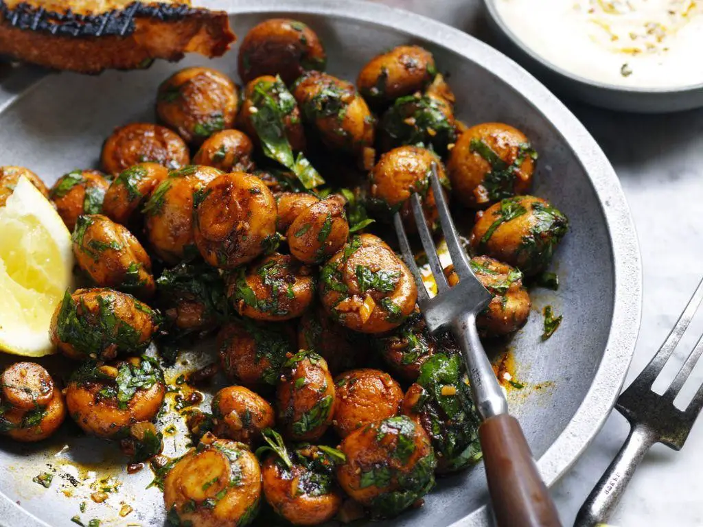 Garlic Mushrooms Tapas Style