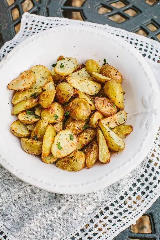 Garlic Roasted Lowfat Potatoes