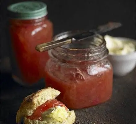 Ginger Rhubarb Jam