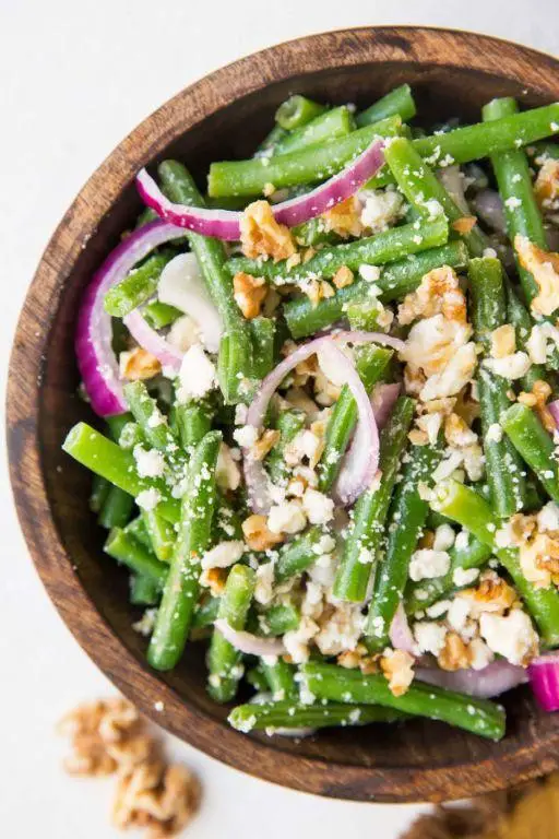Green Bean Salad with Feta and Walnuts