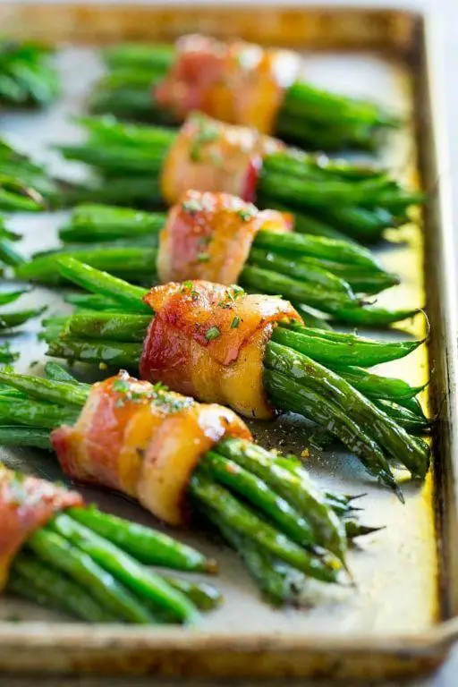 Green Bean and Bacon Pupsicles