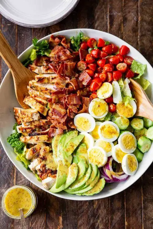 Grilled Chicken Cobb Salad with Bacon
