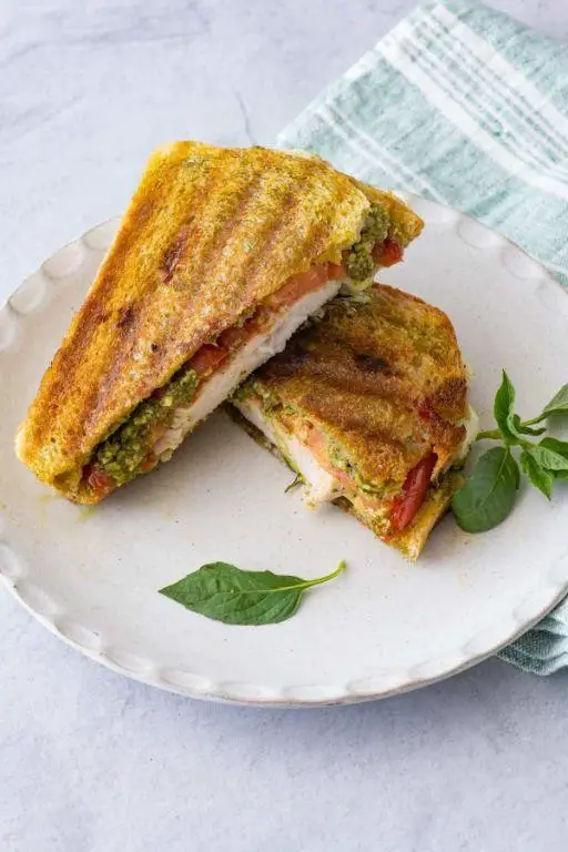 Grilled Chicken and Pesto Italian Panini