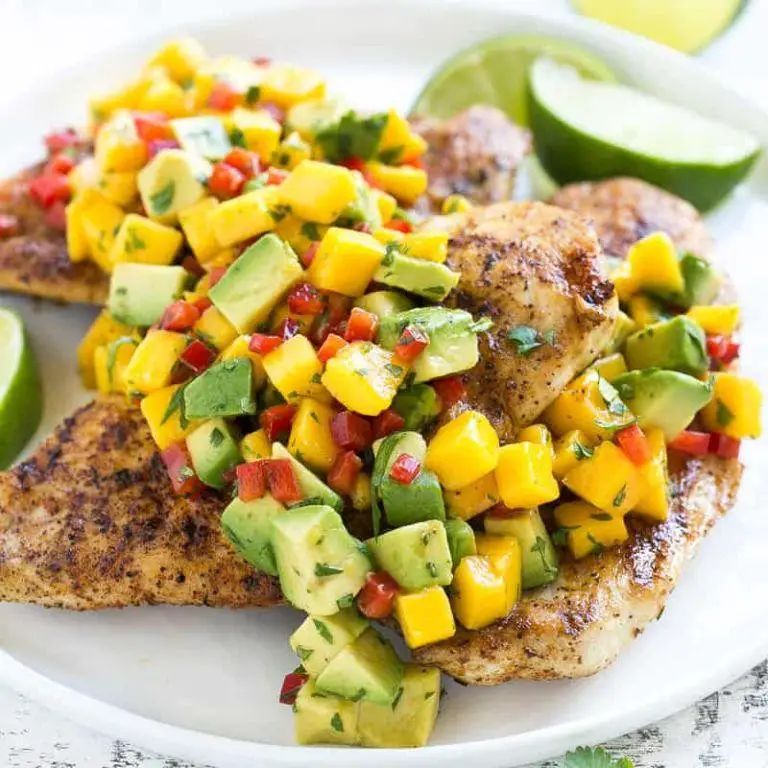 Grilled Chicken with Mango Salsa