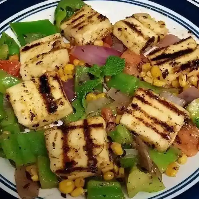 Grilled Paneer with Vegetables