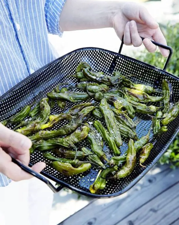 Grilled Shishito Peppers