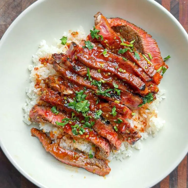 Grilled Spicy Garlic Butter Steak