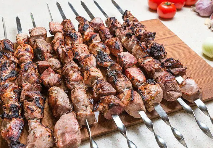 Grilled Spicy Lamb Kebabs