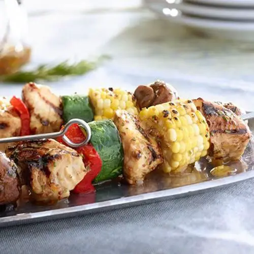 Grilled Turkey Kabobs with Vegetables