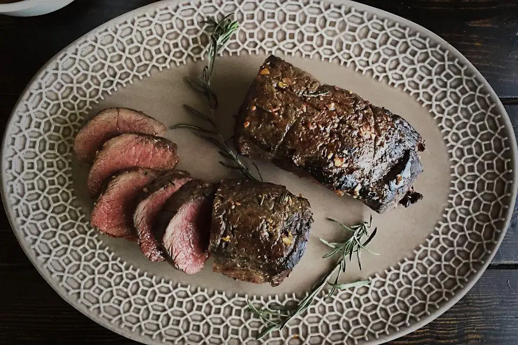 Grilled Venison Backstrap with Rosemary and Garlic