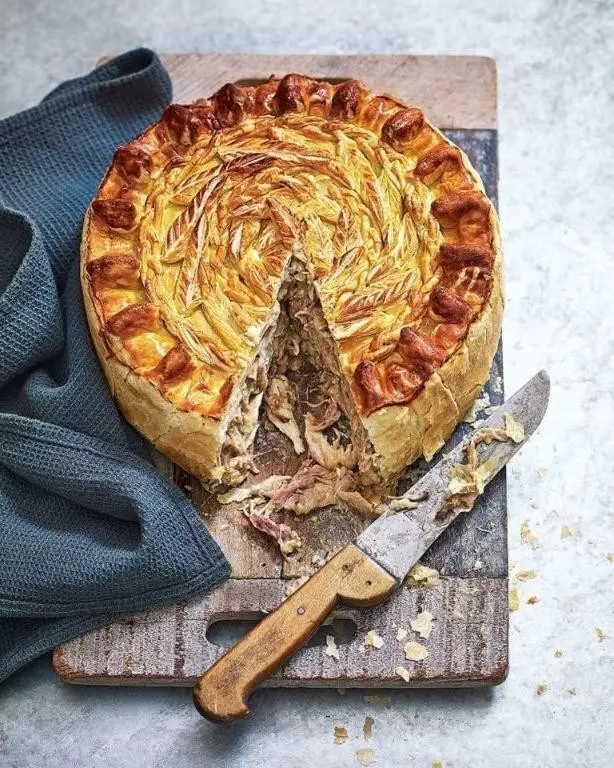 Guinea Fowl Pie with Mushrooms