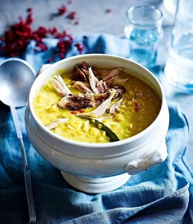 Guinea Fowl and Lentil Soup