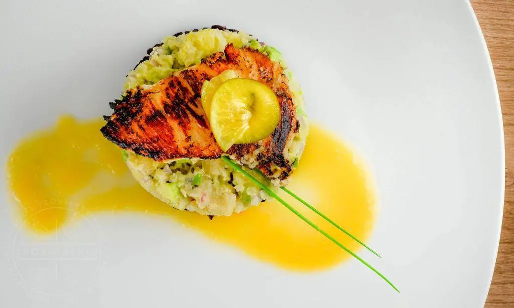 Halibut Tartare with Avocado and Lime