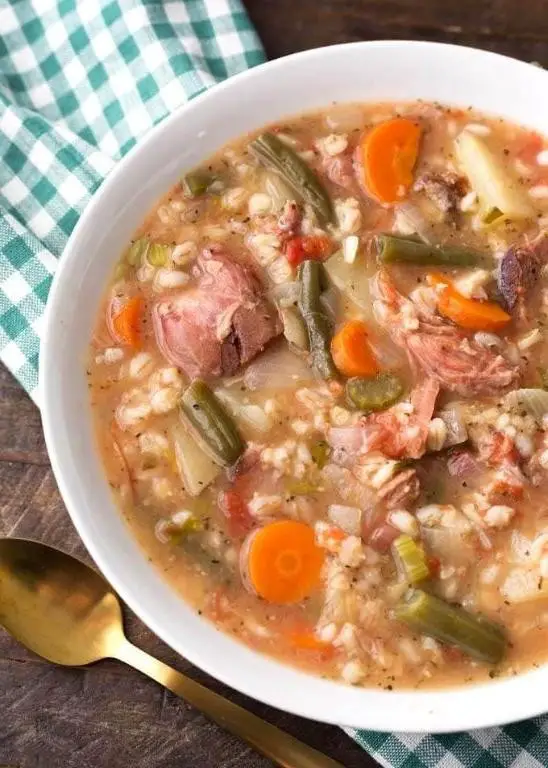 Ham and Barley Soup