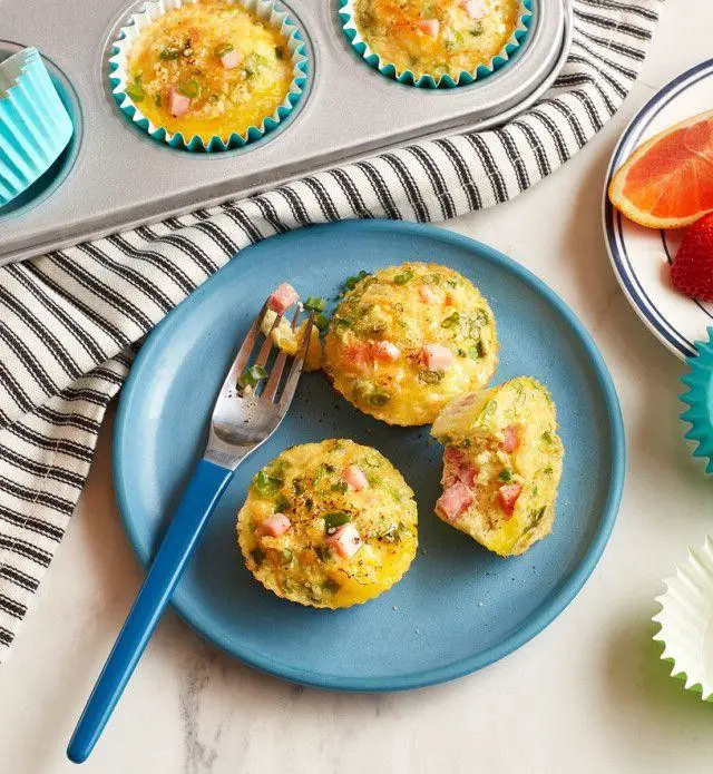 Ham and Cheese Egg Bites