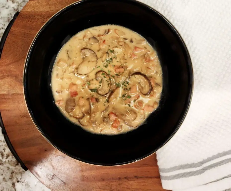 Ham and Mushroom Soup