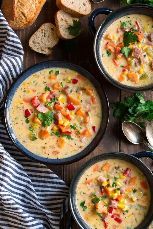 Ham and Sweet Potato Soup