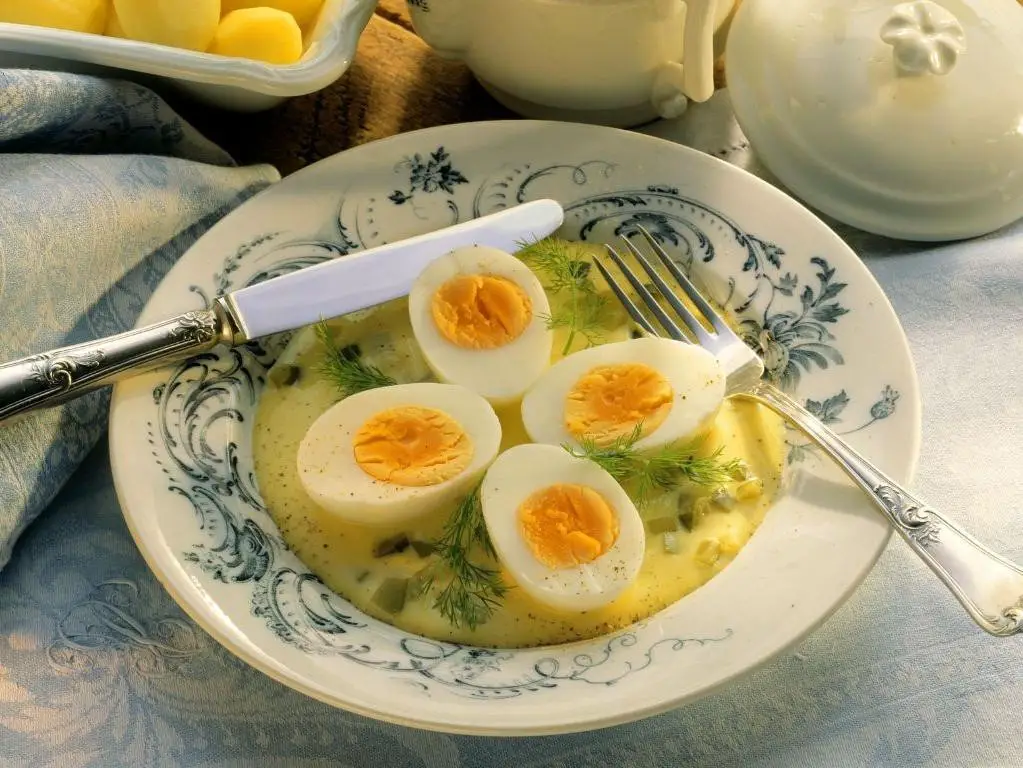 Hard-Boiled Eggs with Mustard