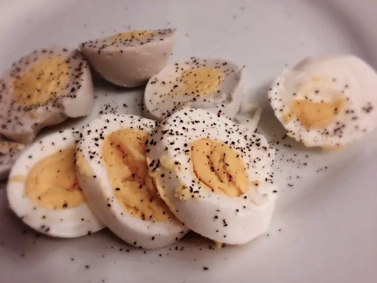 Hard-Boiled Eggs with a Pinch of Salt
