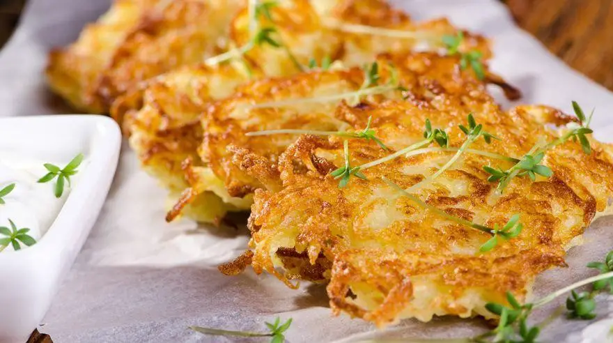 Healthy Baked Potato Pancakes