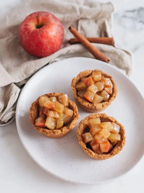 Healthy Mini Apple Tarts with Almond Flour