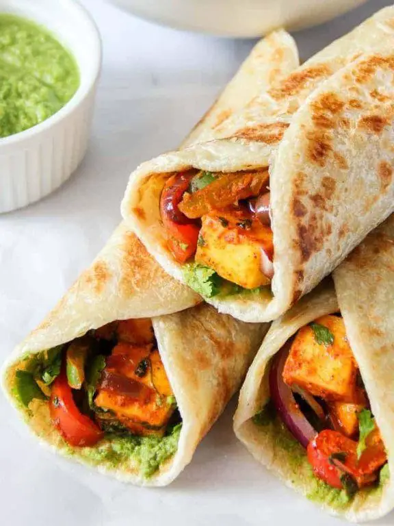 Healthy Paneer Wrap
