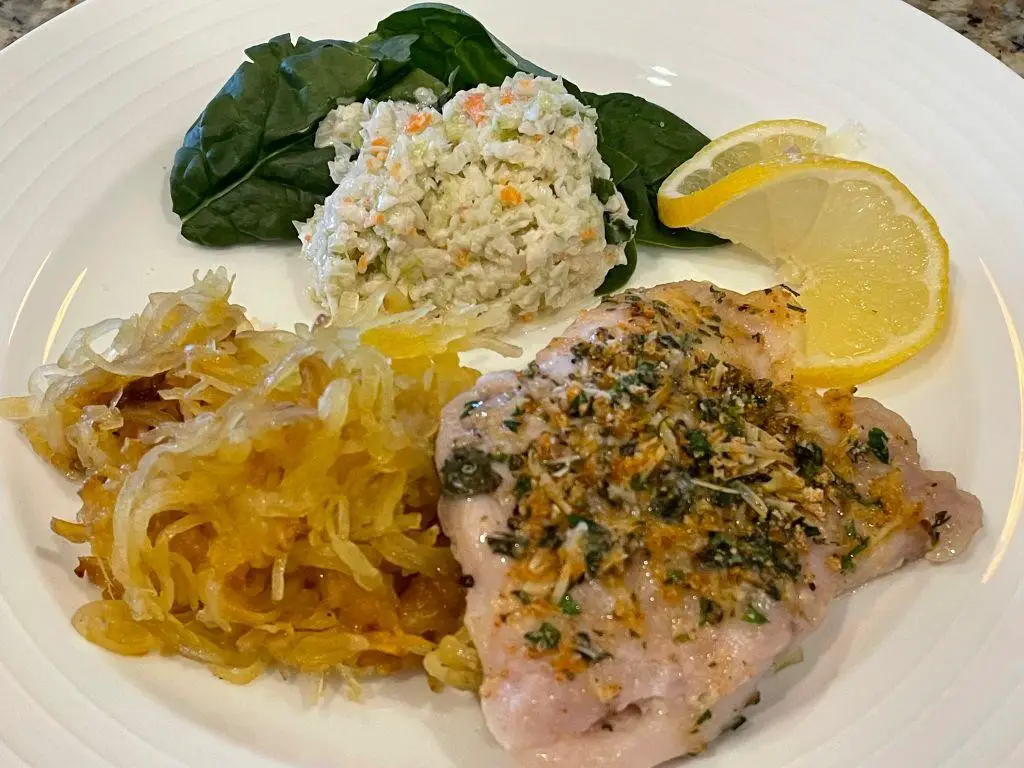 Herb-Crusted Grilled Grouper