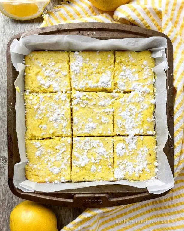 High Protein Lemon Bars