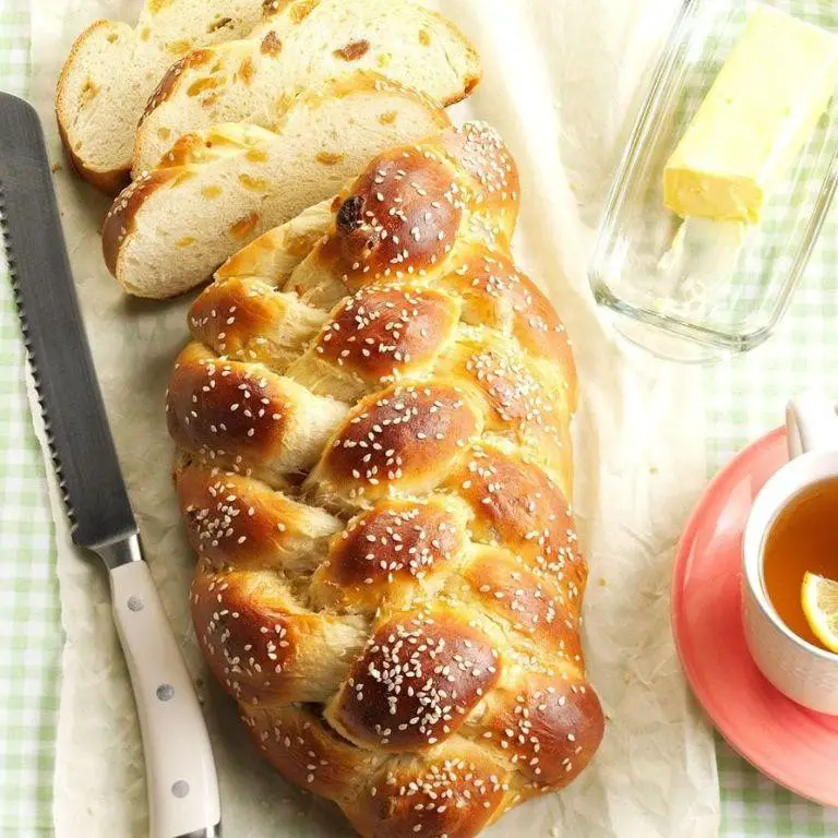 Homemade Challah with Honey Butter
