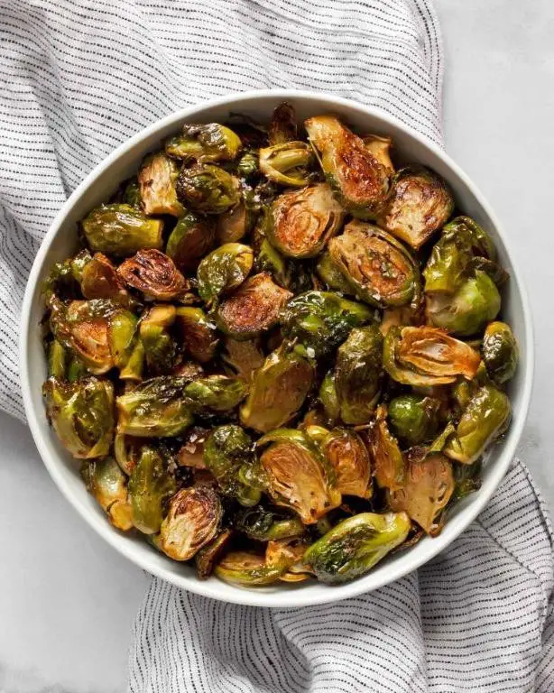 Honey Sriracha Roasted Brussel Sprouts