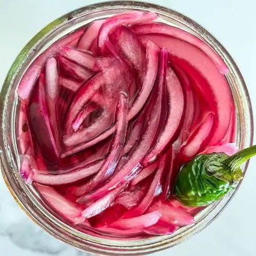 Indian Style Pickled Onions
