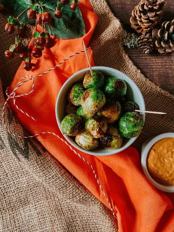 Indonesian Satay Brussel Sprouts
