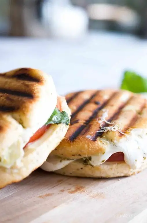Italian Panini with Artichoke Hearts and Pesto