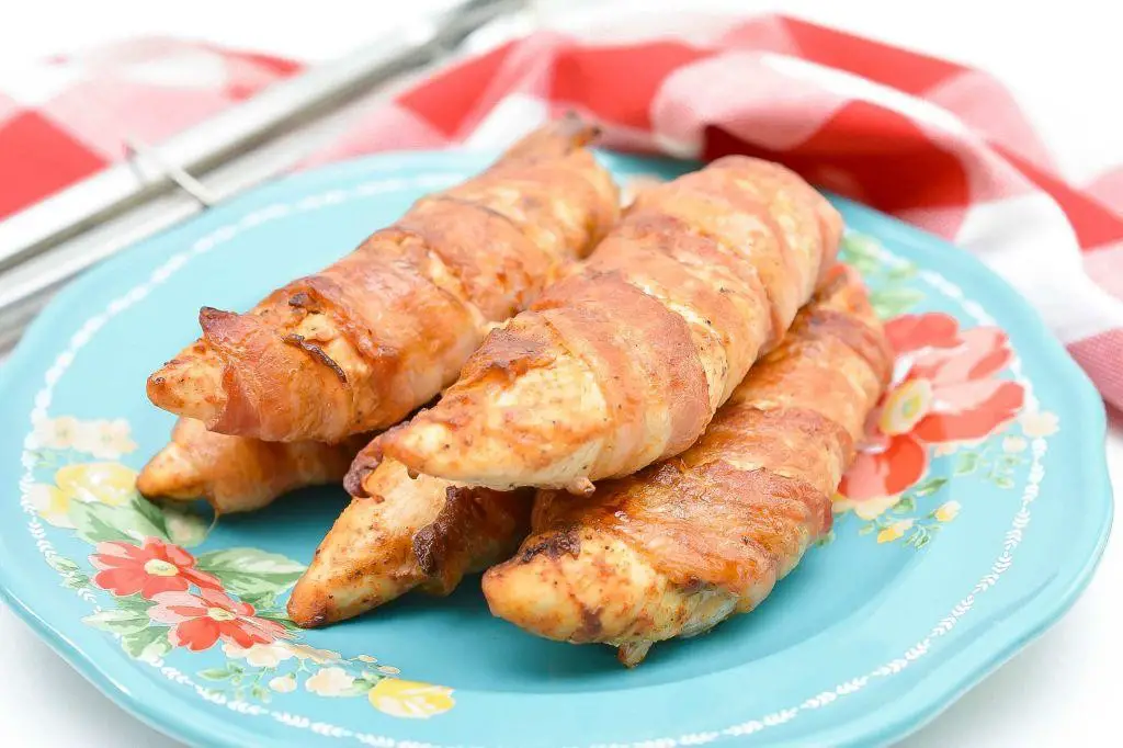 Keto Bacon Wrapped Chicken