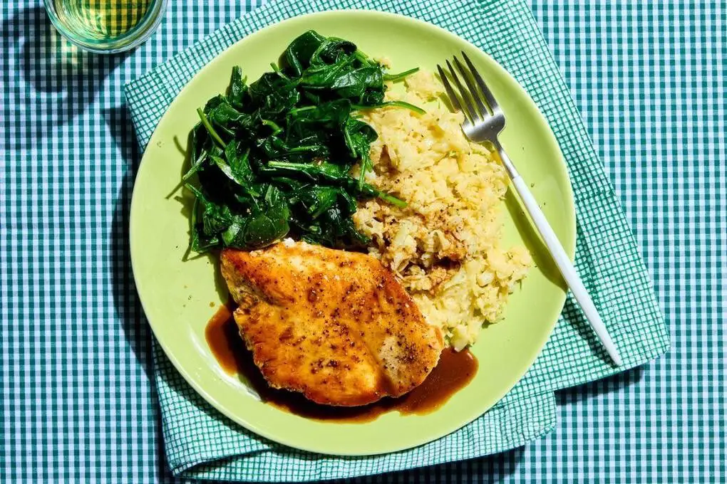 Keto Chicken Tenderloins with Cauliflower Mash
