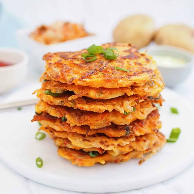 Kimchi Potato Pancakes