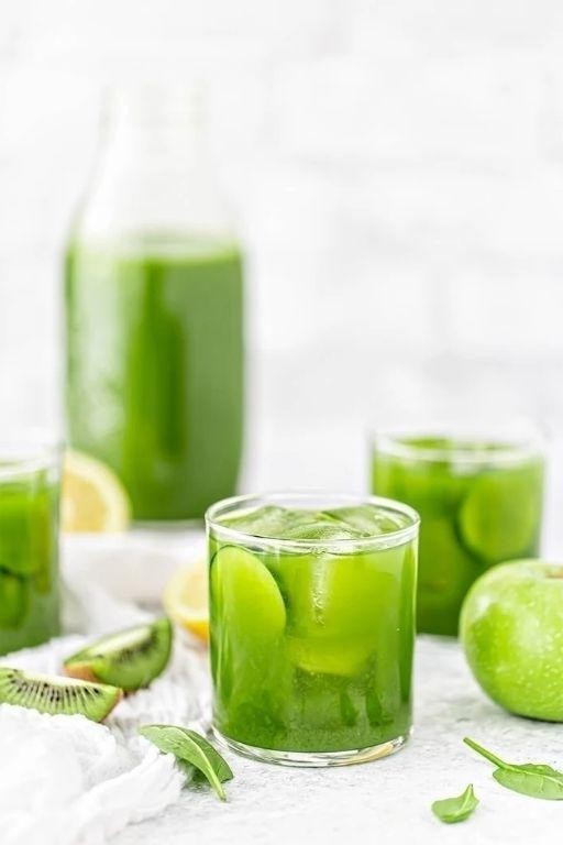 Kiwi Spinach Green Apple Juice