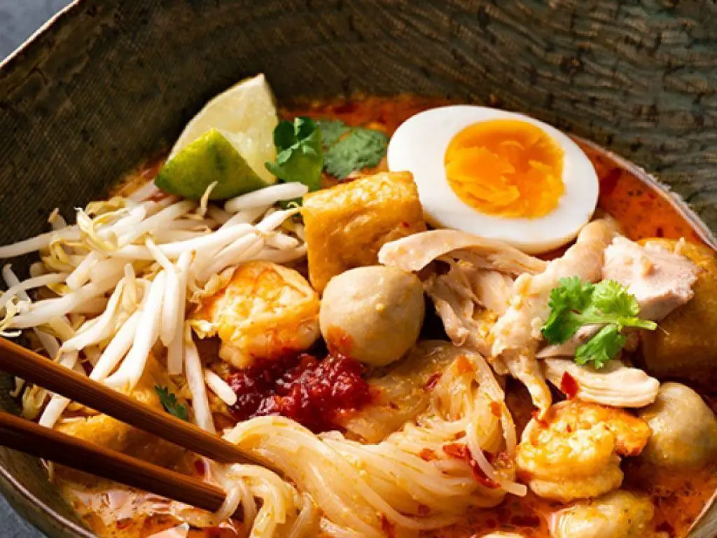 Laksa Lemak with Chicken